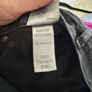 90s pinch waist high rise straight